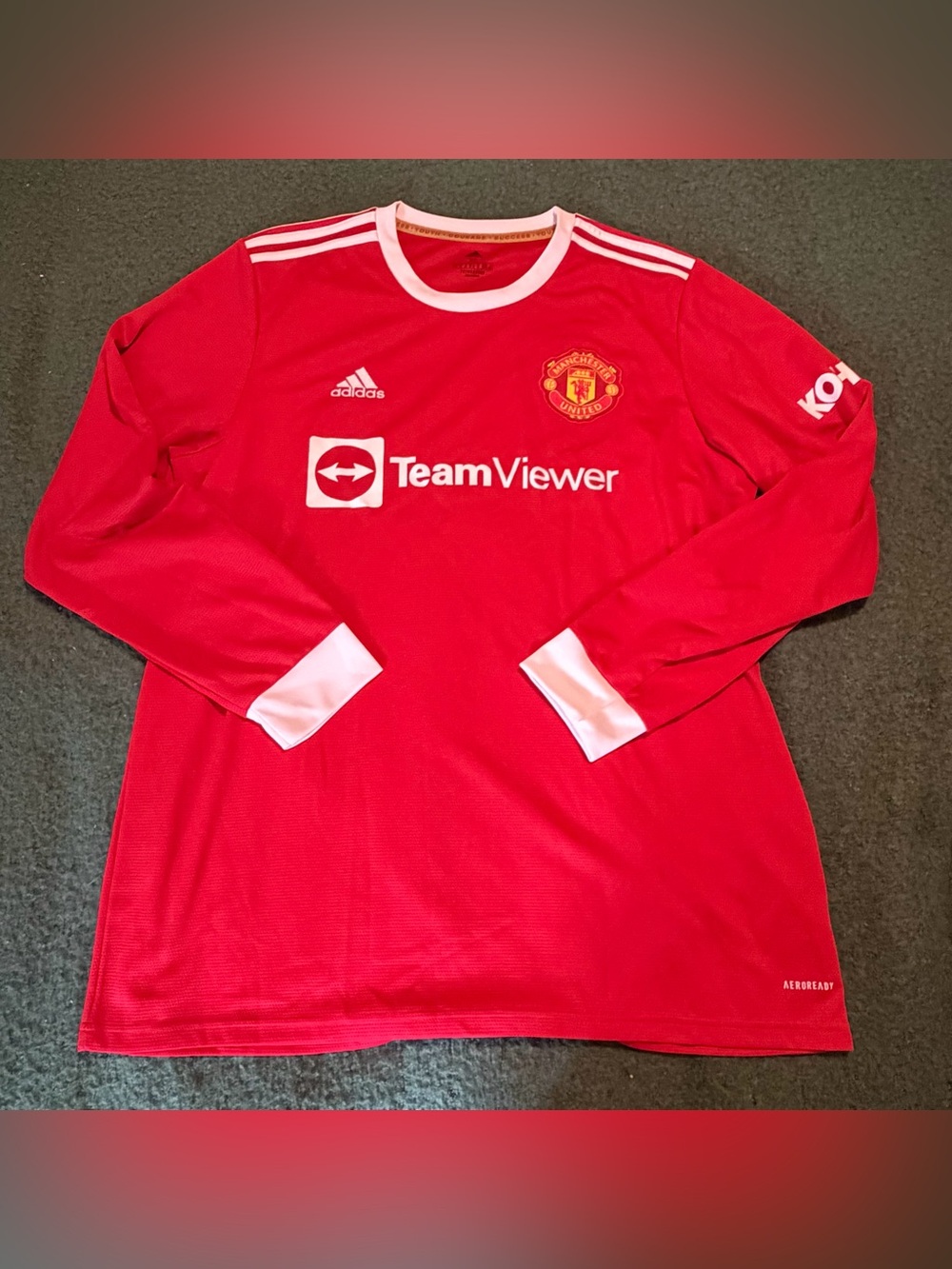 Manchester United 21/22 LS Home Shirt